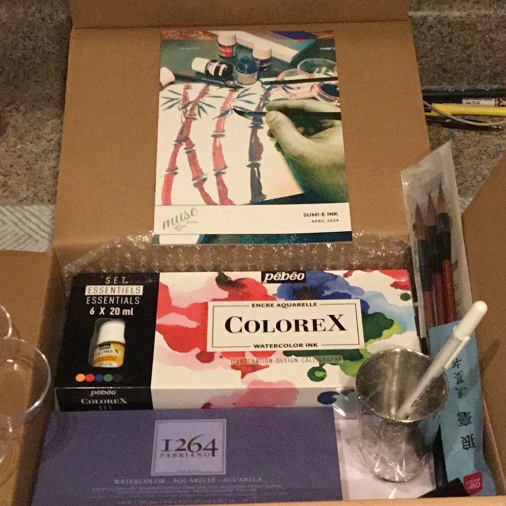 Muse kits sumi-e ink watercolor kit